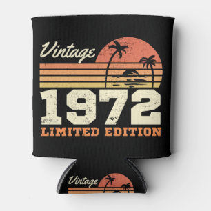Geburtstag Vintag 1972 Limited Edition Retro Dosenkühler