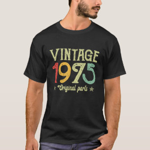 Geburtstag Vintag 1975 50 Jahre 1975 T-Shirt