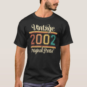 Geburtstag Vintag 2002 Originalteile T-Shirt