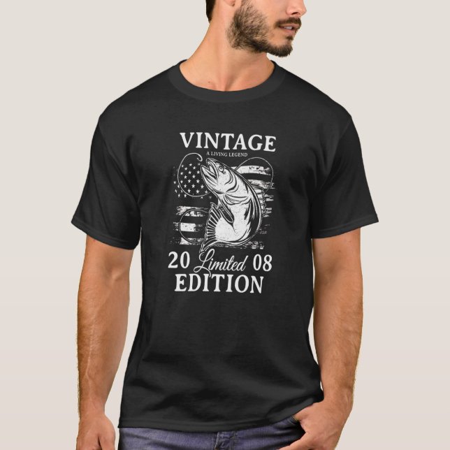 Geburtstag Vintag 2008 2008 T-Shirt (Vorderseite)