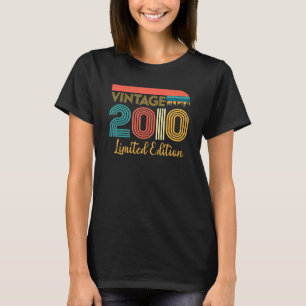 Geburtstag Vintag 2010 13 Jahre alt T-Shirt