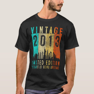 Geburtstag Vintag 2013 10 Jahre alt T-Shirt