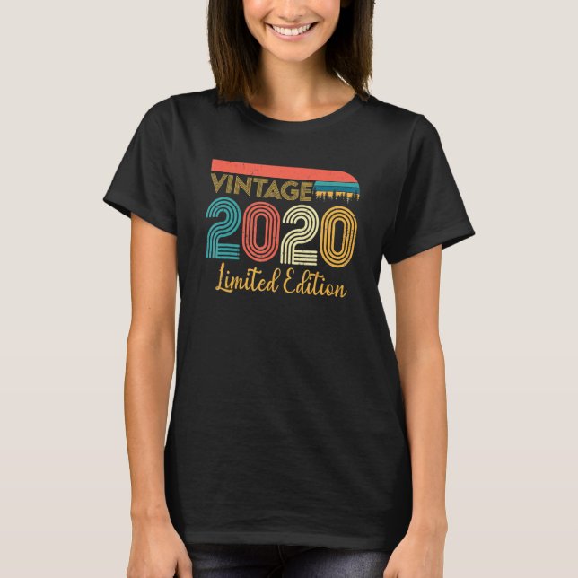 Geburtstag Vintag 2020 3 Jahre alt T-Shirt (Vorderseite)