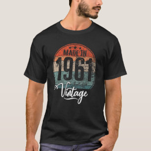 Geburtstag Vintag Geburtstag Jahr 1961 Geburtstag T-Shirt
