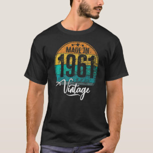 Geburtstag Vintag Geburtstag Jahr 1961 Geburtstag T-Shirt