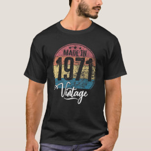 Geburtstag Vintag Geburtstag Jahr 1971 Geburtstag T-Shirt