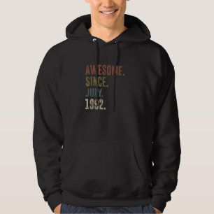 Geburtstag Vintag Phantastisch seit Juli 1992 Hoodie
