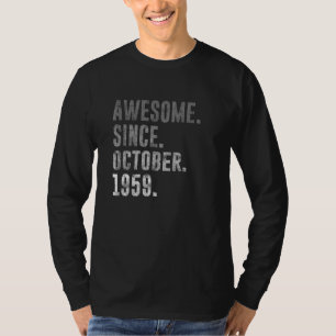 Geburtstag Vintag seit Oktober 1959 Phantastisch T-Shirt