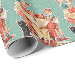 Geburtstag Vintager Vater Vatertag Geschenkpapier