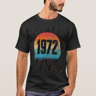 Geburtstag Vintages Geburtsjahr 1972 Geburtstag T-Shirt