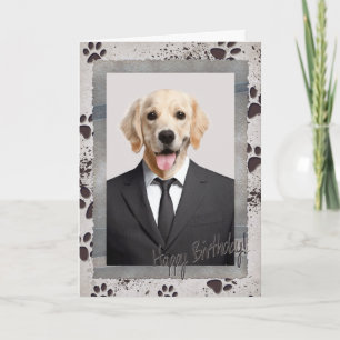 Geburtstag vom Hund Karte