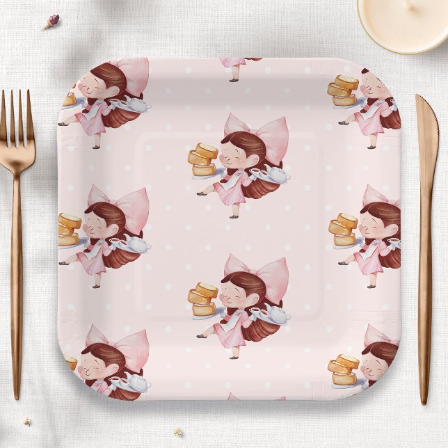 Geburtstag von Cake & Tee Pappteller (Von Creator hochgeladen)