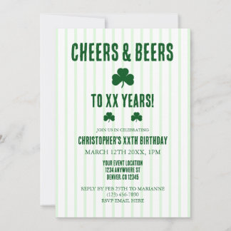 Geburtstag von Cheers und Biers Einladung