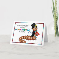 Geburtstag von einem Buchwurm zum anderen