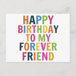 Geburtstag von Freunden  Postkarte