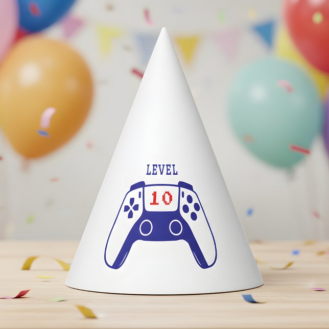 Geburtstag von Gamer-Kindern Partyhütchen (Von Creator hochgeladen)