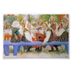 Geburtstag von Kersti 1909 Fotodruck