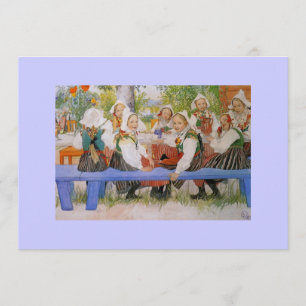 Geburtstag von Kersti 1909 Karte