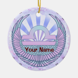 Geburtstag von Libra Keramik Ornament