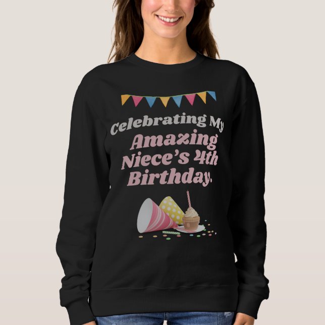 Geburtstag von My Phantastisch Niece Sweatshirt (Vorderseite)