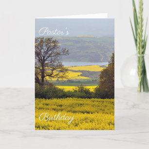 Geburtstag von Pastor Karte