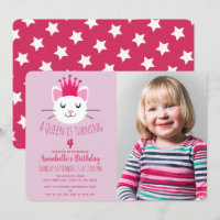 Geburtstag von Queen Kitty Niedlich Girl Child