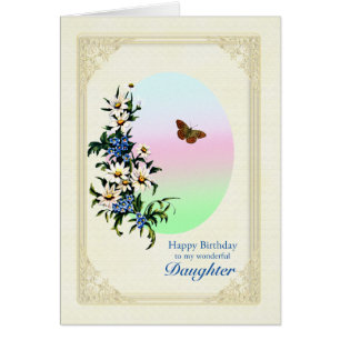 Geburtstag von Tochter mit Blume