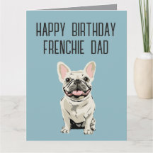 Geburtstag - Weißer Französische Bulldogge, French