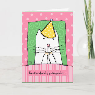 Geburtstag, werden, Katze, alles Gute zum Karte