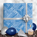 Geburtstag Word Cloud Grandpa Blue ID276 Geschenkpapier<br><div class="desc">Wenn dein Großvater seinen Geburtstag feiert, kannst du sicher sein, dass sein Geschenk genauso einzigartig ist wie mit einem dieser Designer Word Cloud Packaging Papiere, die nur für ihn erstellt wurden. Im Text sind viele Lieben und Glückwünsche zum Geburtstag enthalten. Wählen Sie eine beliebige Hintergrundfarbe, die Sie dem weißen und...</div>