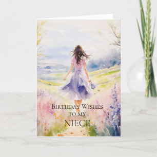 Geburtstag wünscht sich meine Nichte Karte