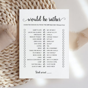 Geburtstag würde er lieber editierbare Spielkarte Einladung