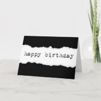 Geburtstag (zerrissenes Papier)