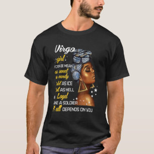 Geburtstag Zodiac Virgo Girl August oder September T-Shirt