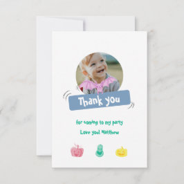 Geburtstag zu Halloween. Custom Dankeskarte