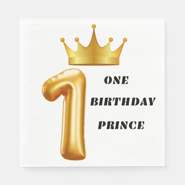 Geburtstage Happy Serviette (Vorderseite)