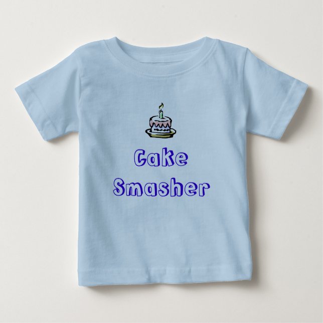Geburtstagkuchen, KuchenSmasher Baby T-shirt (Vorderseite)