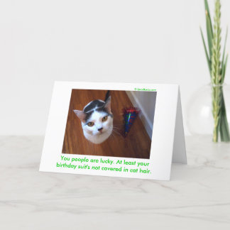 Geburtstags-Anzug Karte