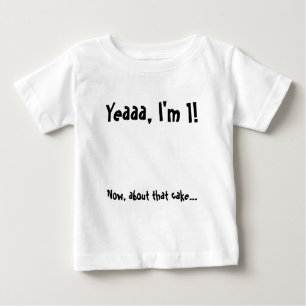 Geburtstags-Baby-Kuchen, der Shirt isst