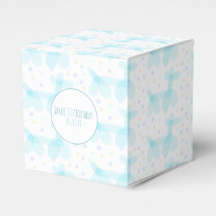 Geburtstags-Ballon-Tiere Blaue Pastell-Favor-Box Geschenkschachtel