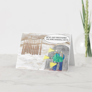 Geburtstags-Baseballschläger Karte