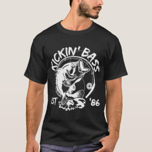 Geburtstags-Bass-Angler, geboren 1986, Geburtsjahr T-Shirt