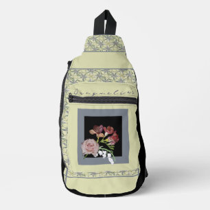 Geburtstags-Blumenprint-Beutel zum Nähen Crossbody Bag