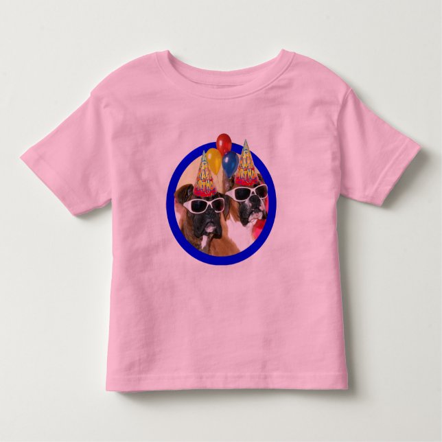 Geburtstags-Boxer-T - Shirt (Vorderseite)