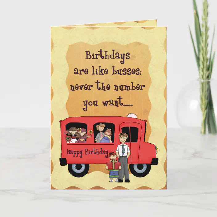 GeburtstagsBus Karte Zazzle.at
