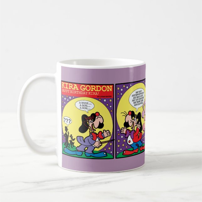 Geburtstags-Cartoon Tasse (Links)