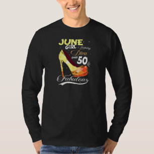 Geburtstags-Diva Frau June Mädchen Fabelhaft 50. G T-Shirt