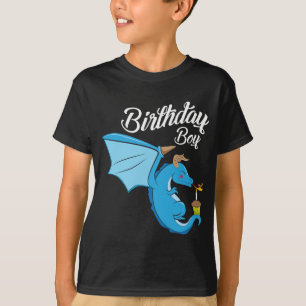 Geburtstags-Drache Geschenk Cupcake Kerze Feuer T-Shirt
