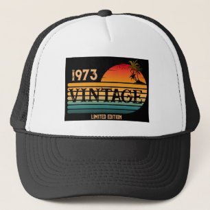 Geburtstags-Edition 1973 nach Geburtsjahr limitier Truckerkappe