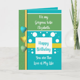 Geburtstags-Ehefrau der Grund, warum ich blau und  Karte